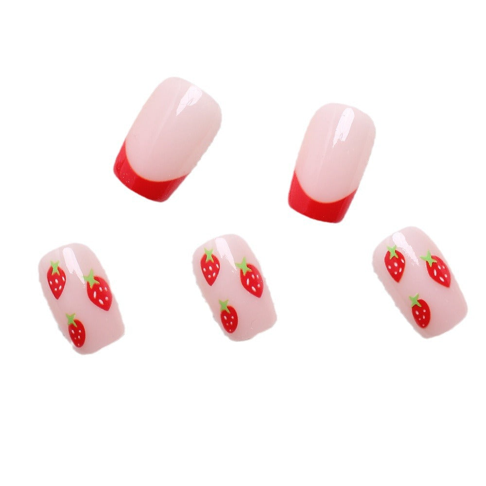 Wholesale 24 Pieces/box Press-on Nails Kits Nail Stickers ACC-NS-XingNai009