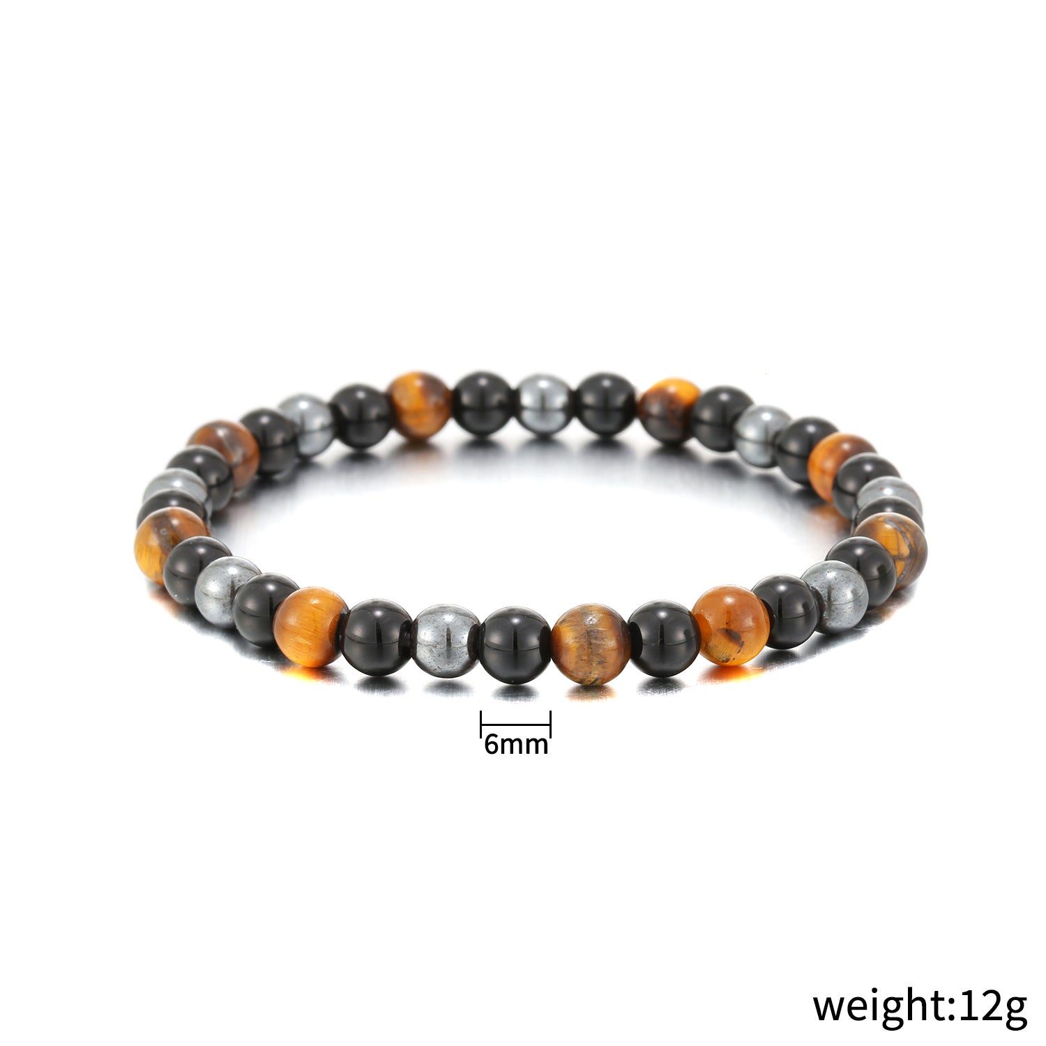 Wholesale tiger eye black magnet bracelet