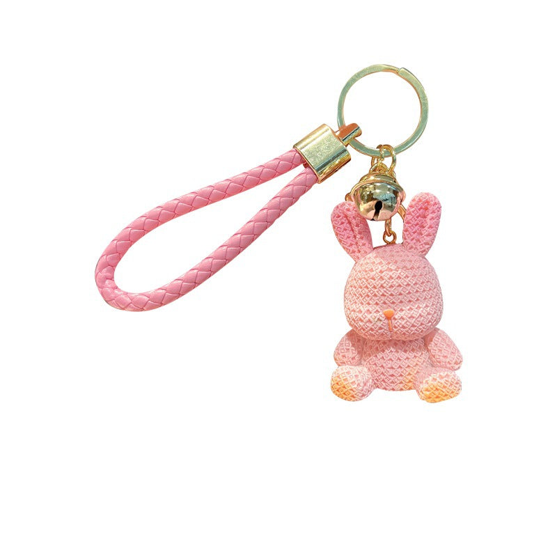 Wholesale Resin Rabbit Keychain Cute Keychain ACC-KC-JuCai001