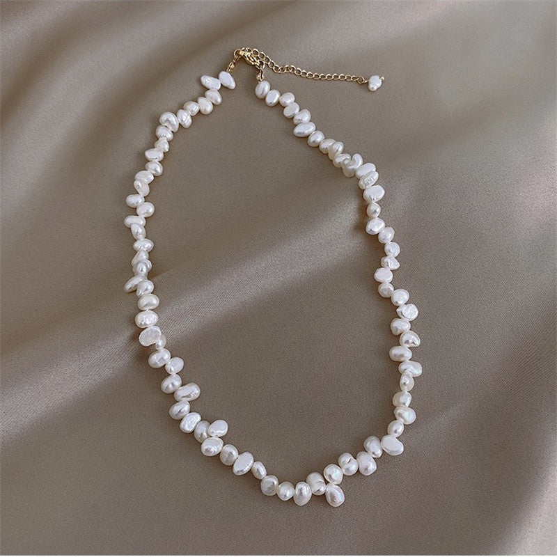 Wholesale Irregular natural pearl necklace