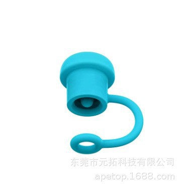 Wholesale Solid Color Straw Cover Soft Straw Tube Cap