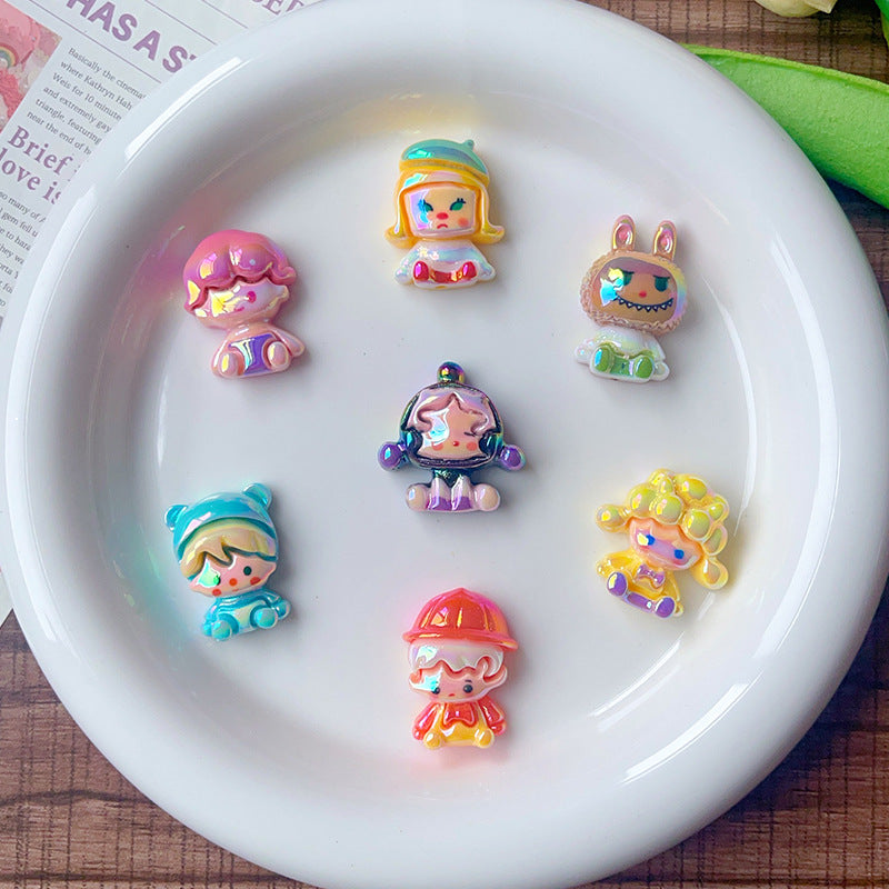 Wholesale 10pcs Plastic Cute Cartoon Beads DIY Bead Accessories