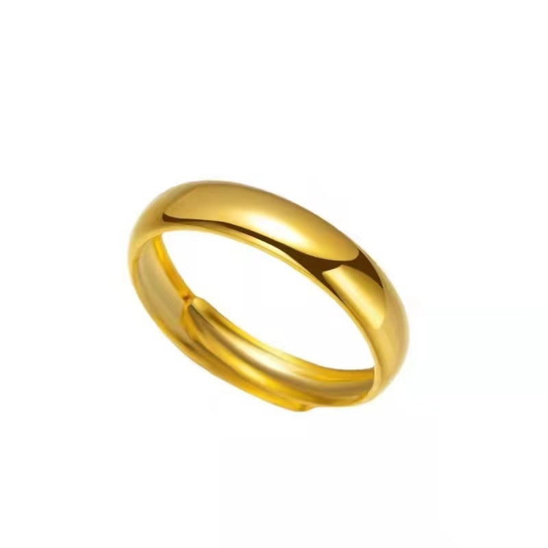 Wholesale Gold Polished Open Adjustable Ring ACC-RS-WanXi008