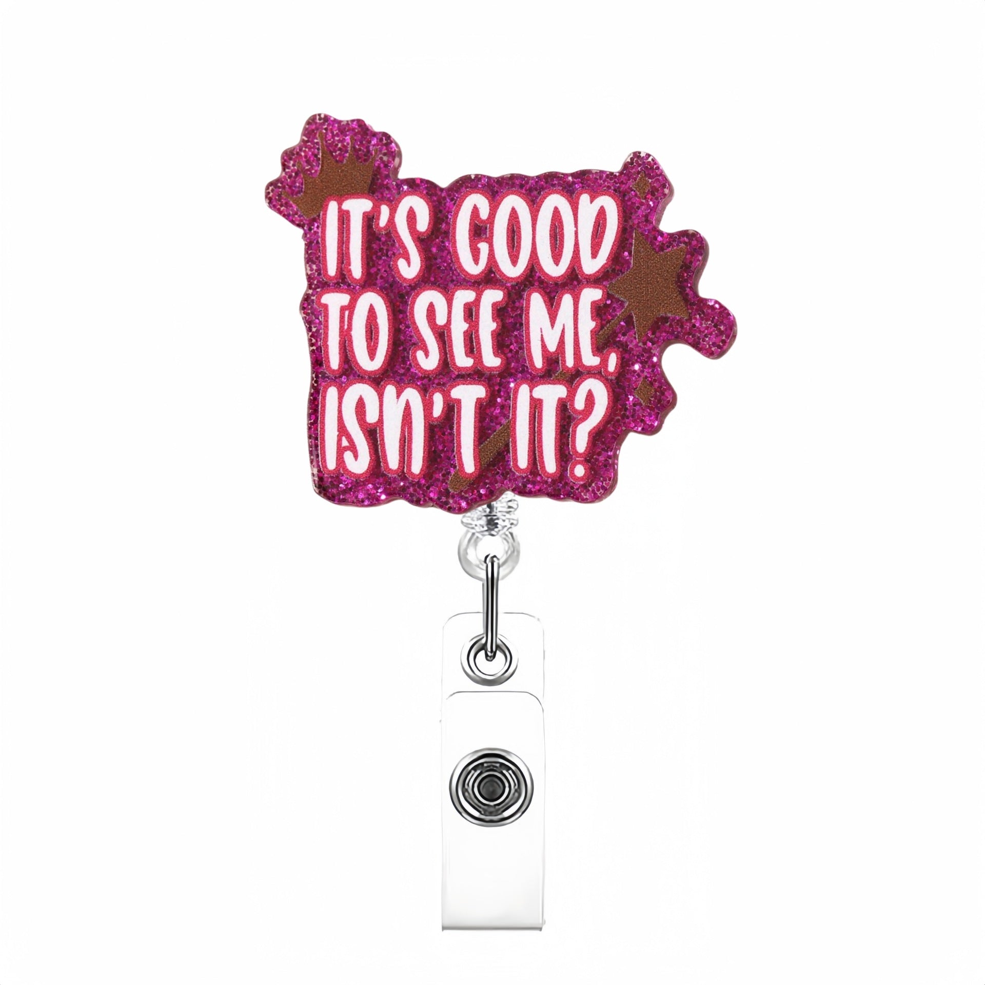 Wholesale  Cartoon Creative DIY English Words Badge Reels,