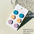 Wholesale printing spray paint clay texture colorful round cute contrast color ear studs  earrings