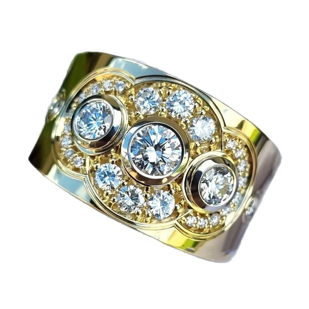 Wholesale  Kaleidoscope Diamond Ring Fashion  Jewelry