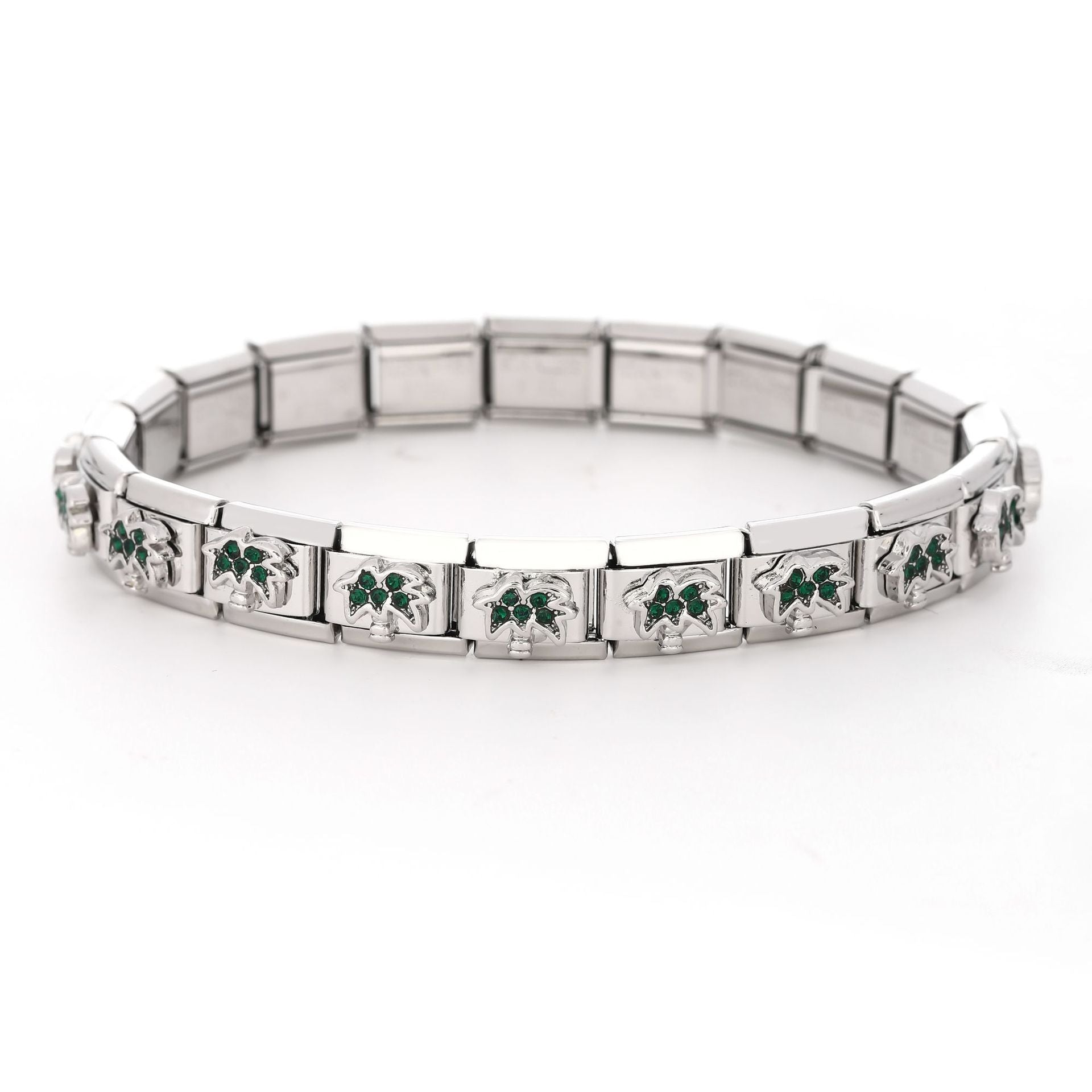 Wholesale 10pcs Italian Charm Bracelet 9mm DIY Splicing Removable Milk Tea Juice Stainless Steel Composable Bracelet