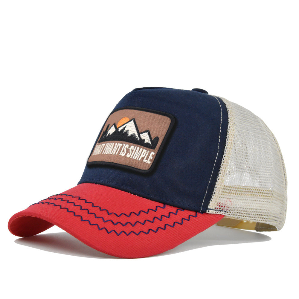 Wholesale Embroidered hill animal summer sunshade net hat