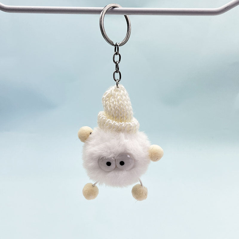 Wholesale Plush Elf Keychain Small Briquette Bag Pendant Keychains