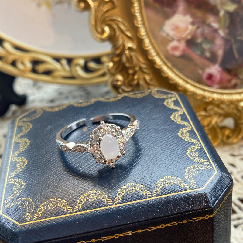 Wholesale Vintage Medieval Style Zircon Hollow Ring Adjustable Rings ACC-RS-GeLeisi002