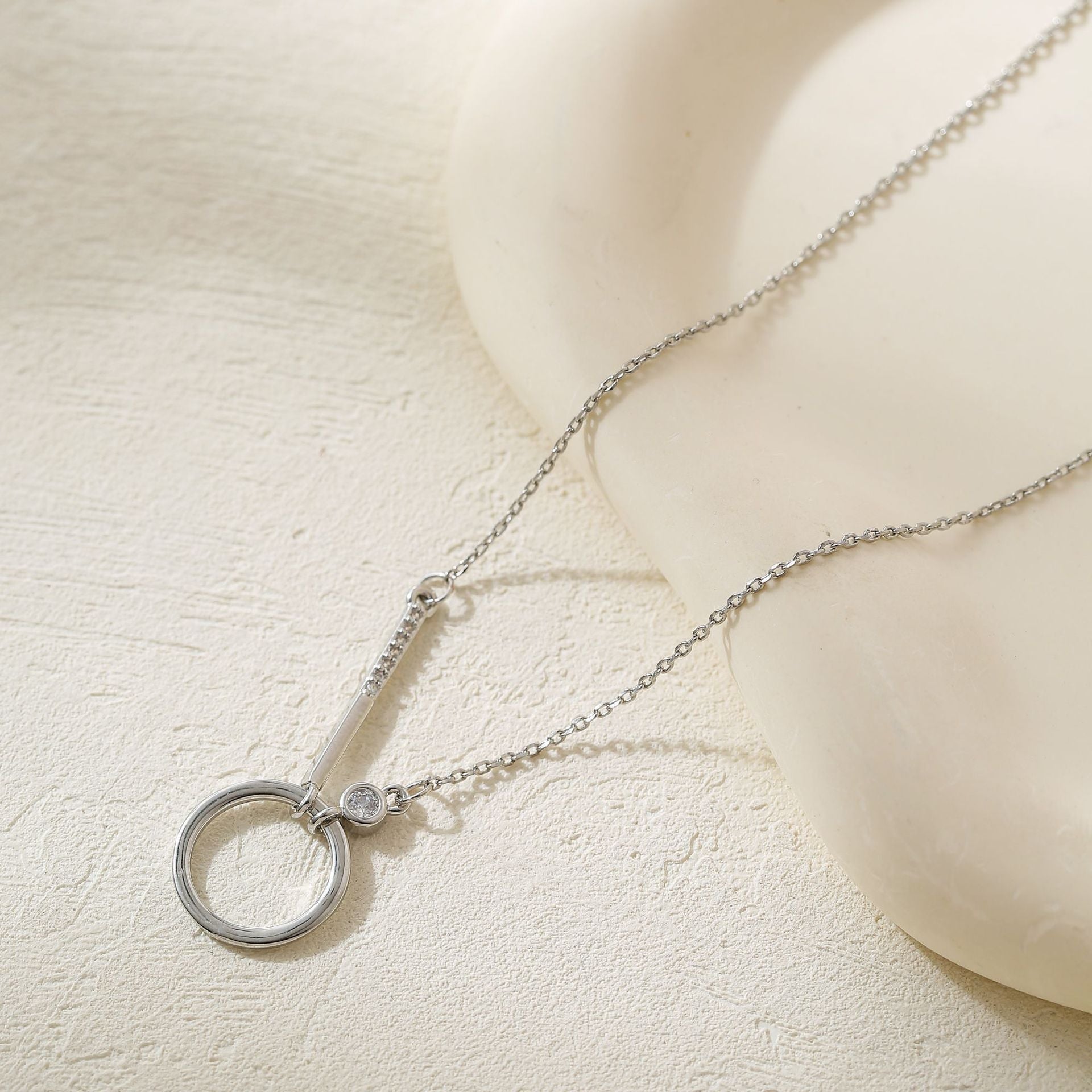 Wholesale Gold and Silver Two-color Necklace