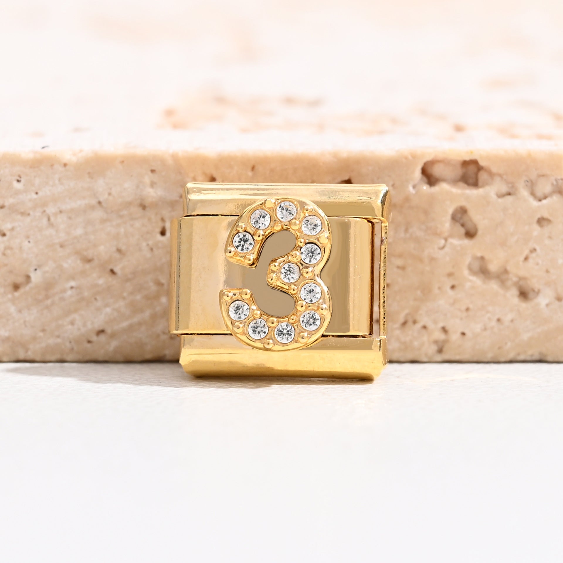 Wholesale Digital Italian Charm Starter Bracelets DIY sStainless Steel Composable Bracelet