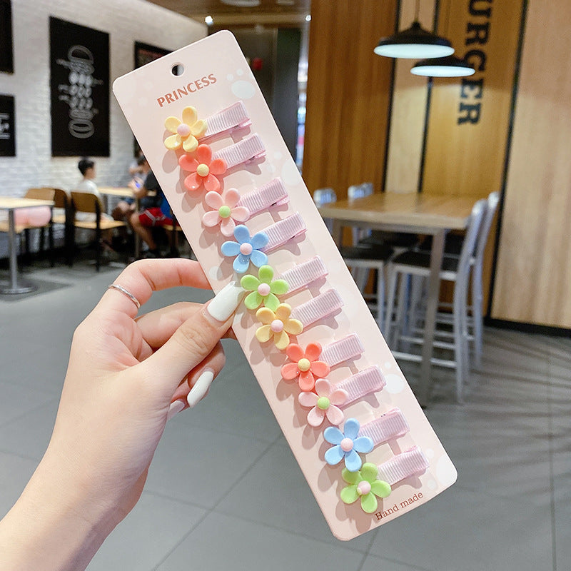 Wholesale Acrylic Cartoon cute  hairpin set