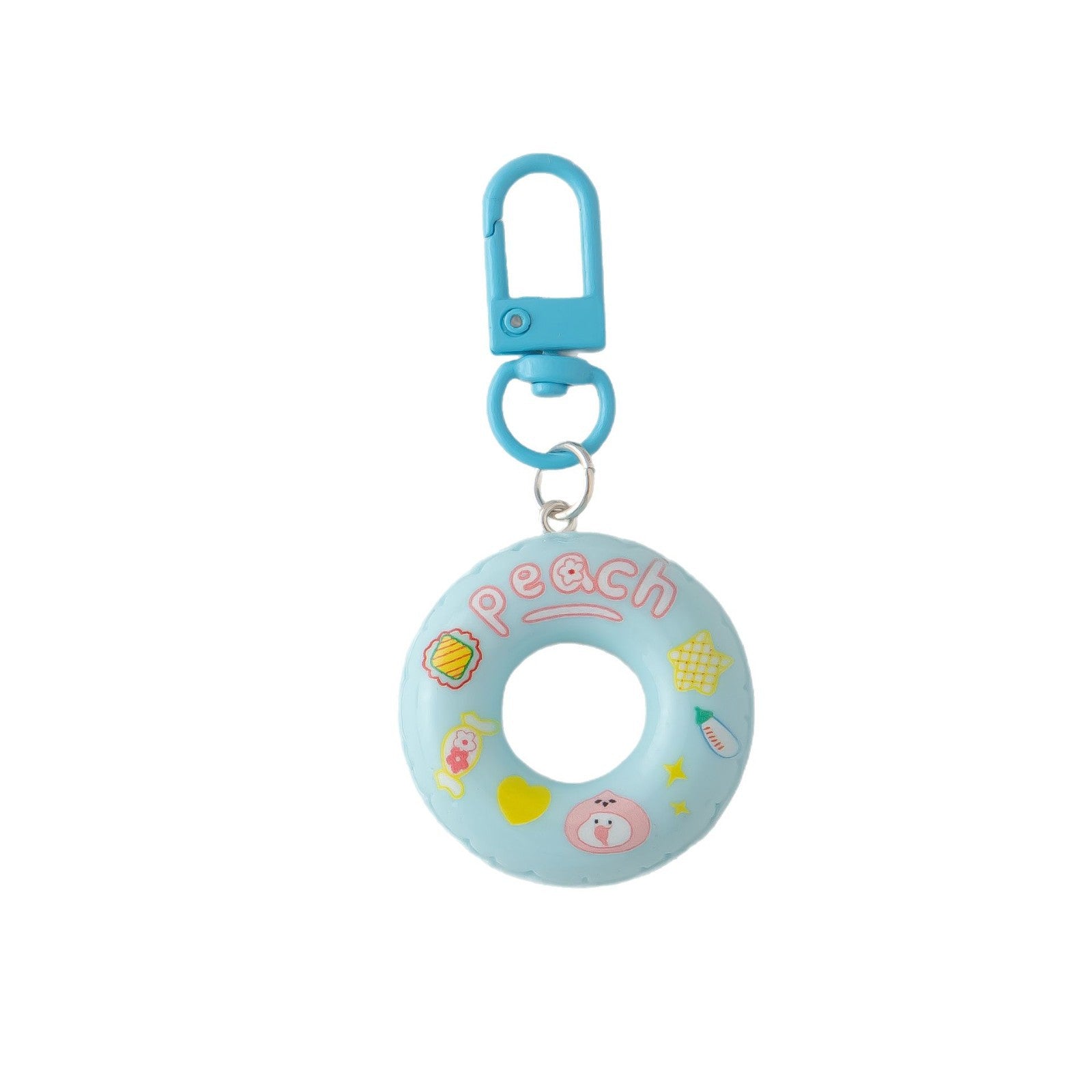 Wholesale Cartoon Swimring Resin Keychain