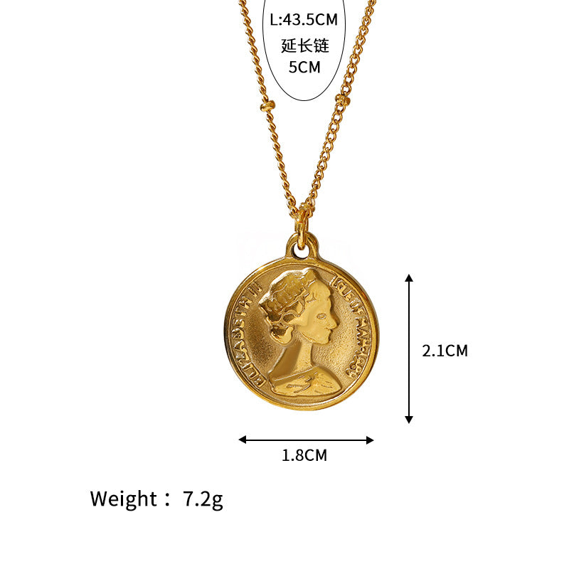 Wholesale  Stainless Steel Plated 18k Color Necklace