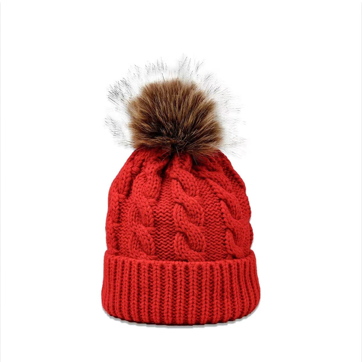 Wholesale Autumn Wool Ball Knitted Hat ACC-HT-Suli004