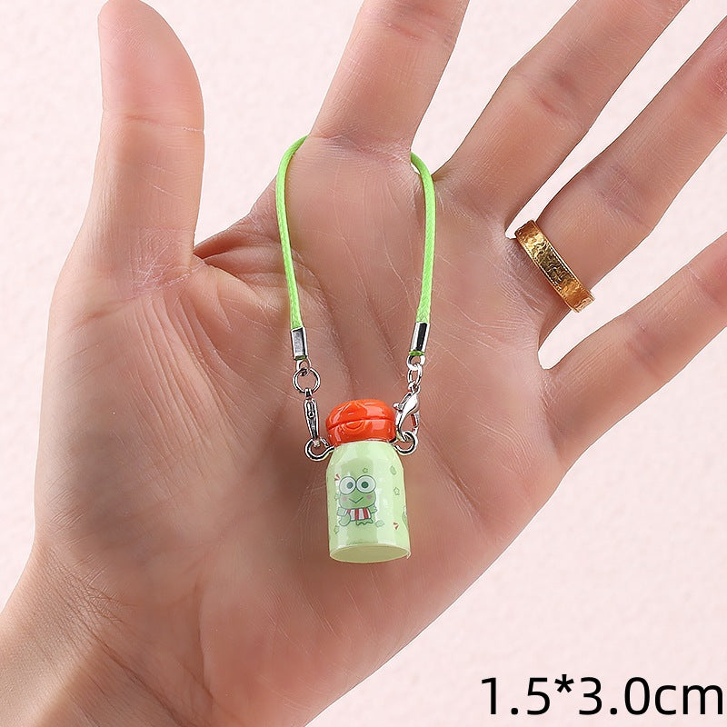 Wholesale Cute cartoon mini thermos cup doll accessories