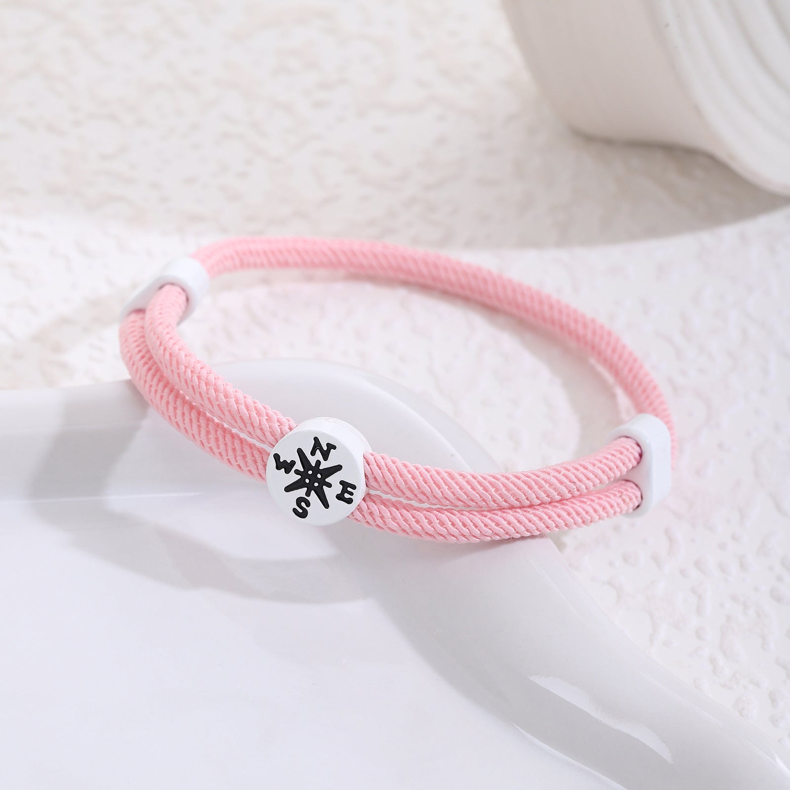 Großhandel Abschlusssaison Inspirierende Kompassgewebe Seilseilarmband