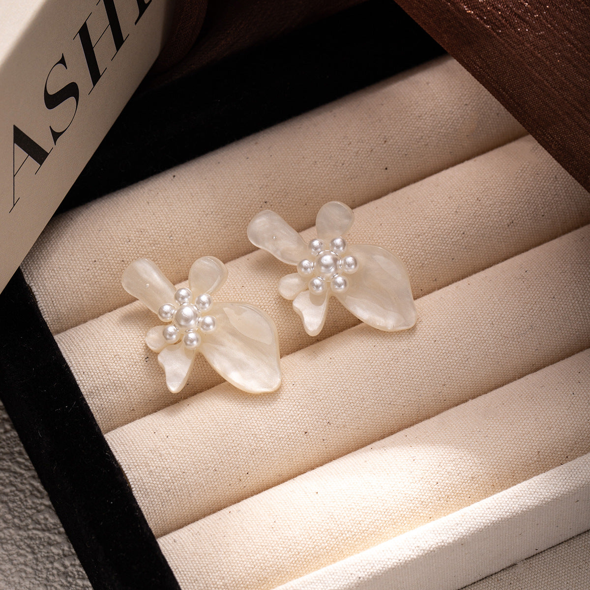 Wholesale 3D Flower Hoop Earrings
