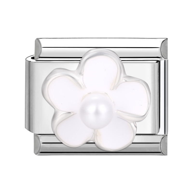 Wholesale Italian Charm Bracelet 9mm DIY Splicing Cute Creative Stainless Steel Composable Bracelet