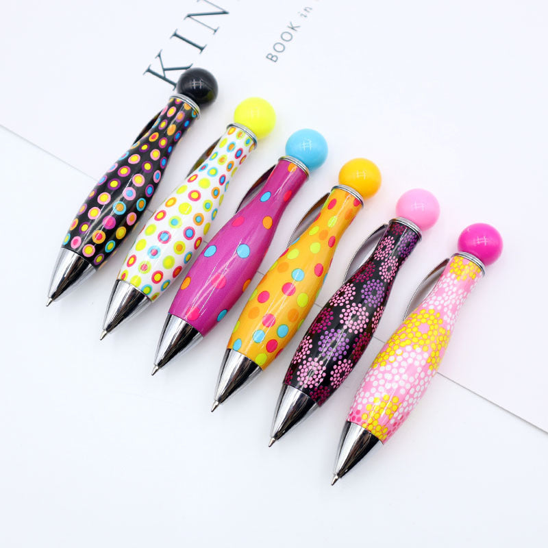 Wholesale  Short Twist Bowling Chubby Ball Pen
