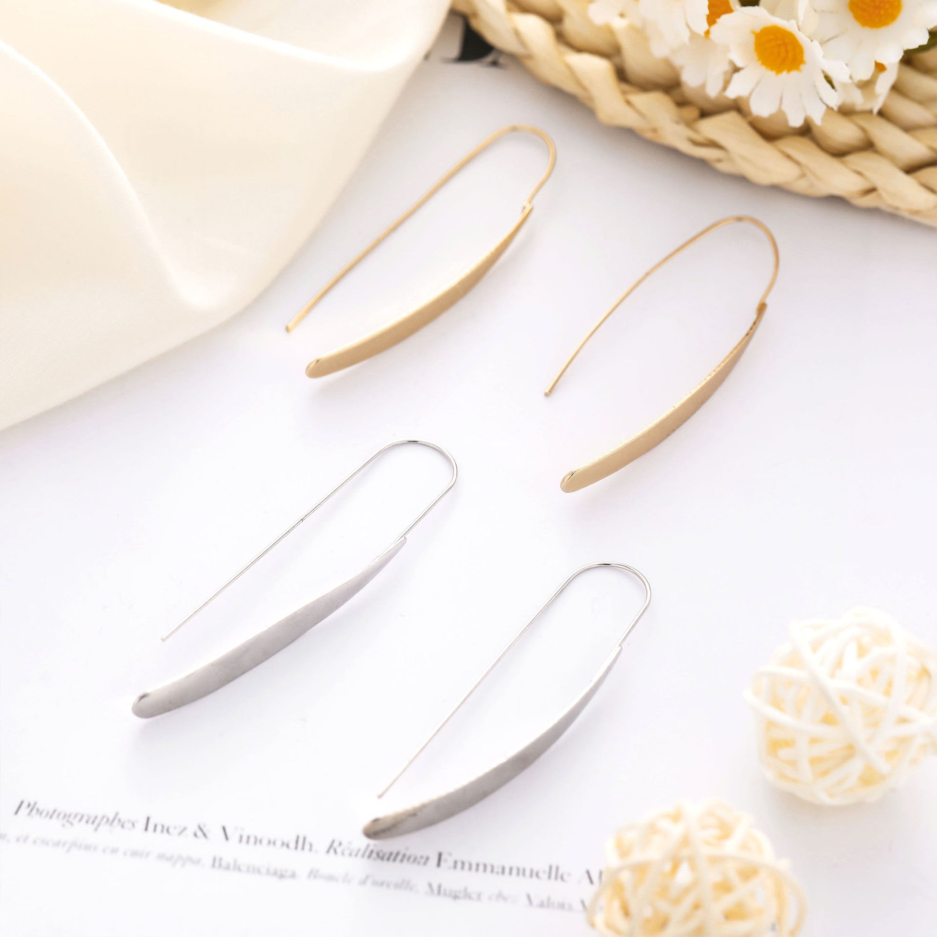 Wholesale  simple U-shaped earrings all-match earrings