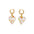 Wholesale cute colorful lovely star rabbit glaze earrings