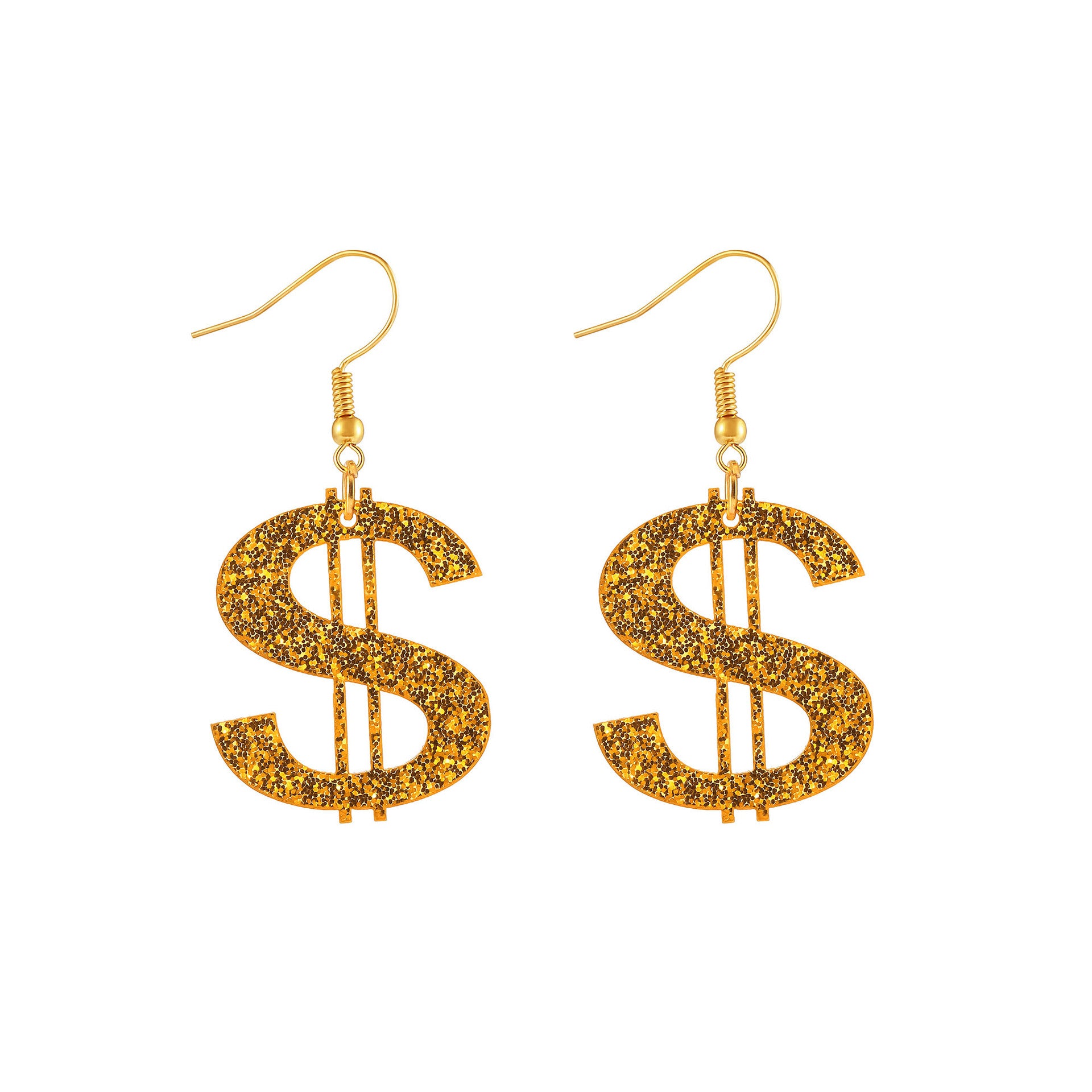 Wholesale Environmentally friendly acrylic dollar earrings