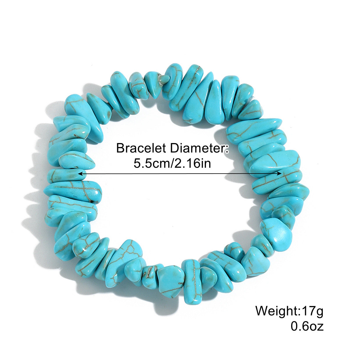 Wholesale  Bohemian colored gravel bracelet