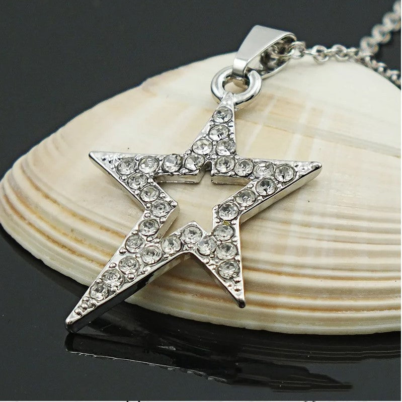 Wholesale  five-pointed star pendant necklace