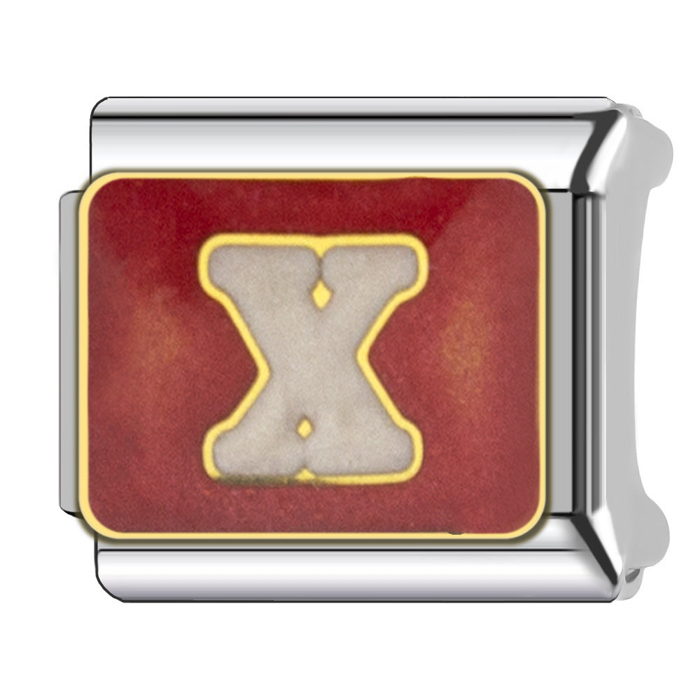 Wholesale  Italian Charm Bracelet 9mm DIY heart Creative Stainless Steel Composable Bracelet