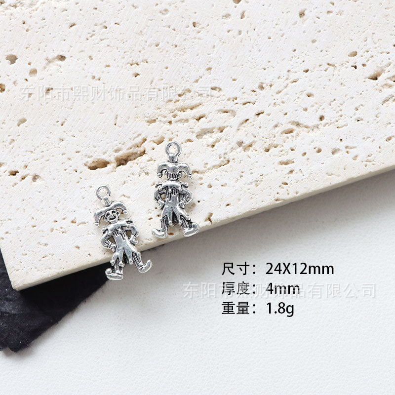 Wholesale Zinc Alloy  Pendant Necklace Set,  Dark Series DIY Jewelry Components for Keychains and Fashion Accessories