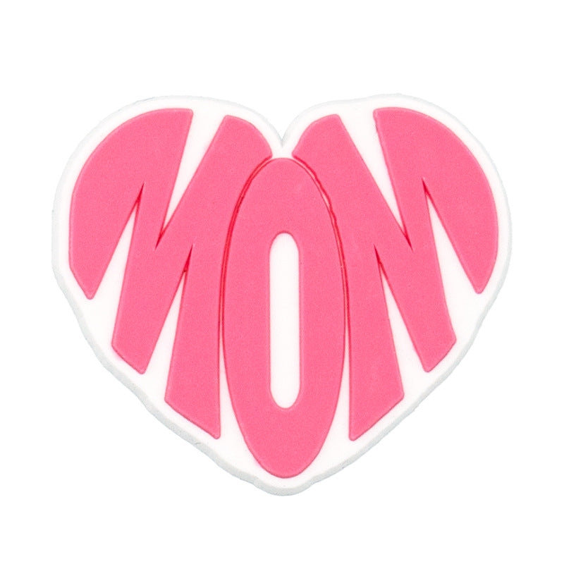 Wholesale 100pcs Random Father's Day Mother's Day Shoes Accessories Shoes Charms