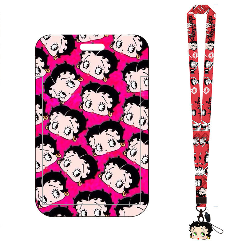 Wholesale Cute Cartoon Girl Lanyard Keychain ACCVIP-KC-AShi004