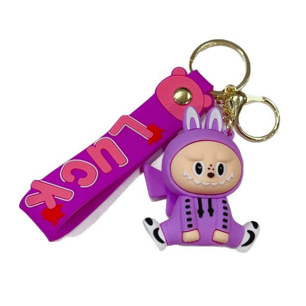 Wholesale Cute cartoon silicone keychain