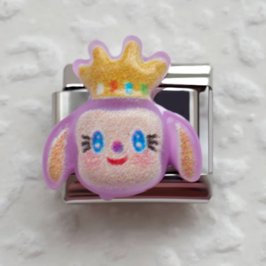 Wholesale 5pcs Italian Charm Bracelet 9mm DIY Splicing Cartoon Cute Stainless Steel Composable Bracelet