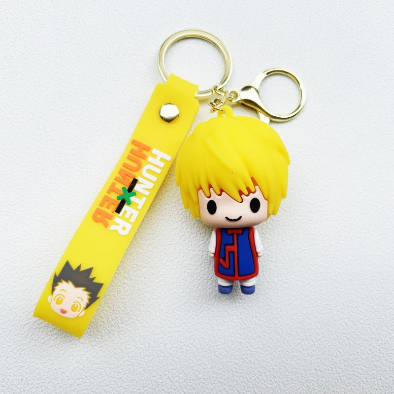Wholesale Cartoon PVC Soft Glue Keychain ACCVIP-KC-WuY004