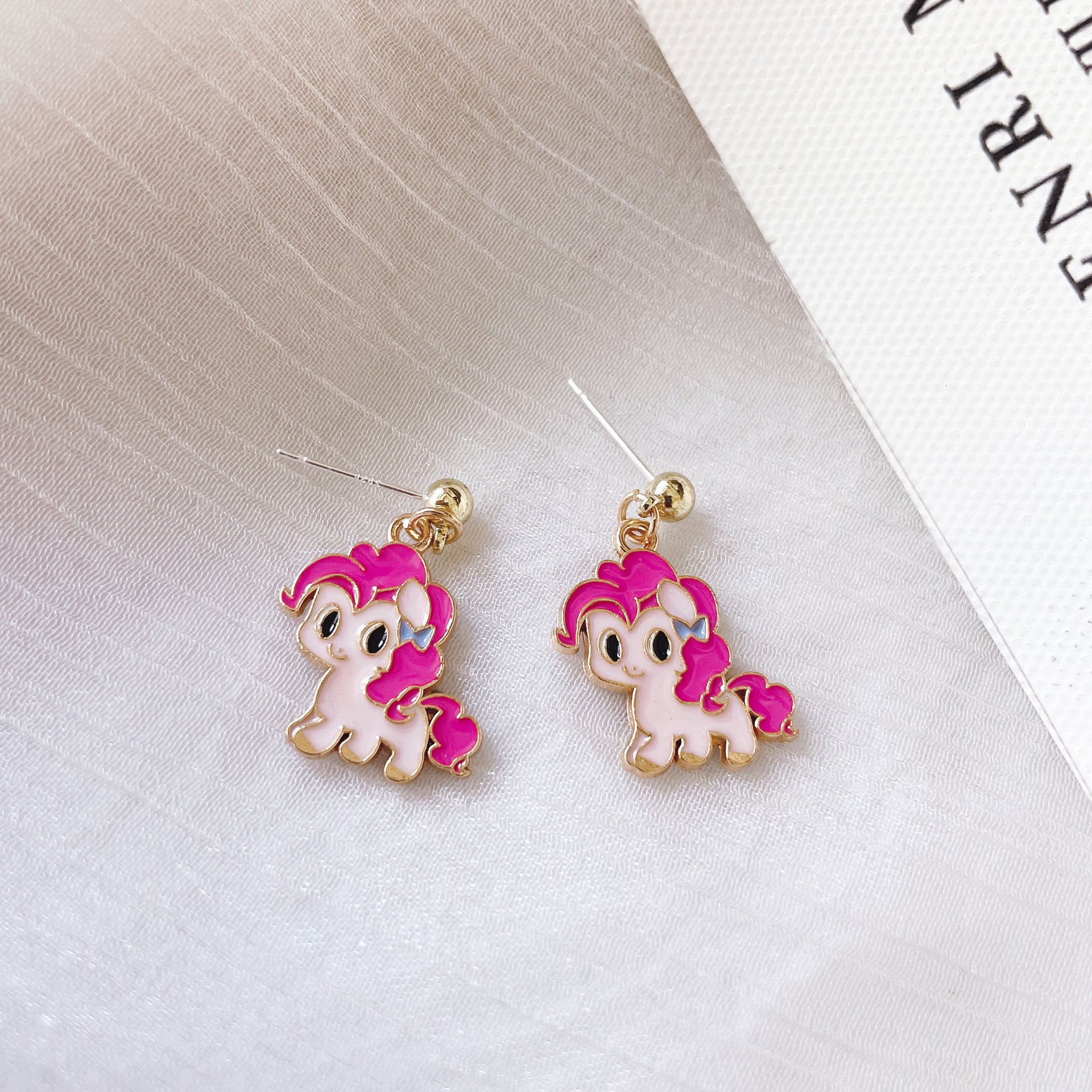Wholesale Cartoon Cute S925 Silver Needle Earrings ACC-ES-Yijia005