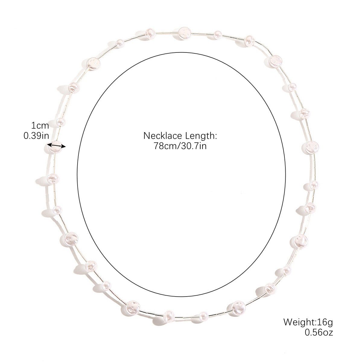 Wholesale Long simple fashion light necklace