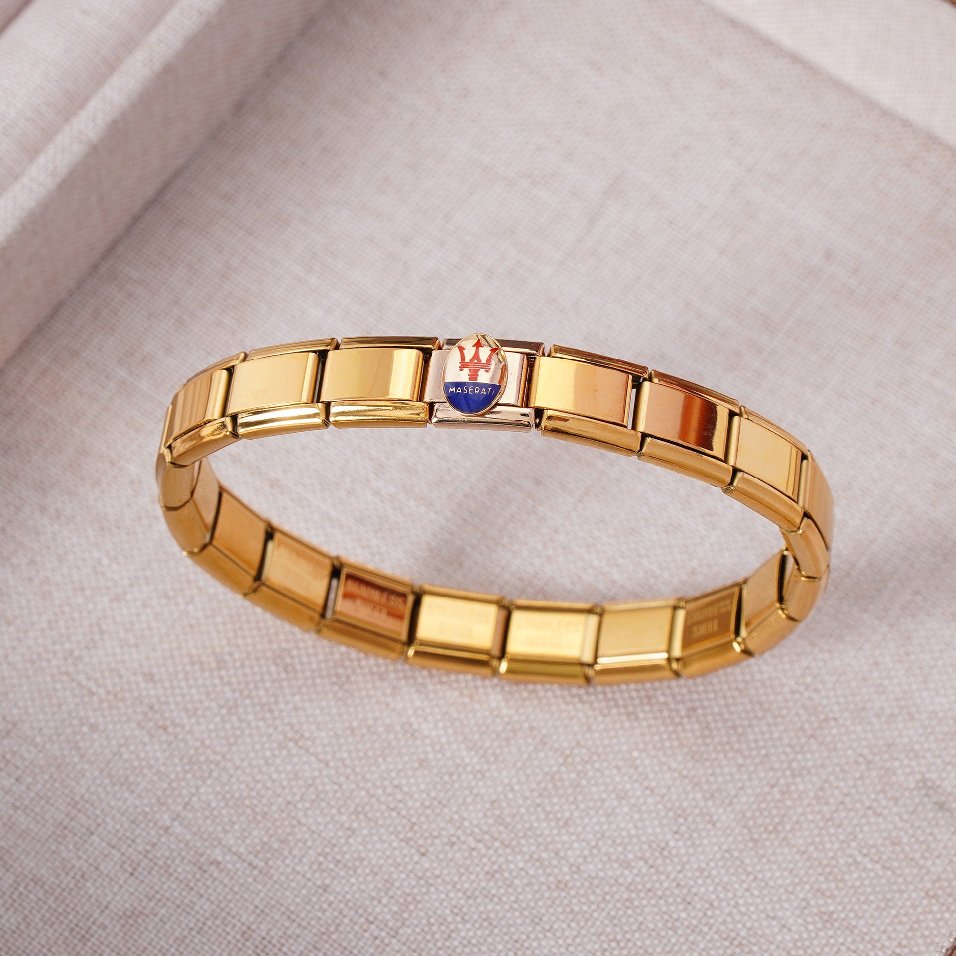 Wholesale  Italian Module Car Standard Finished Bracelet