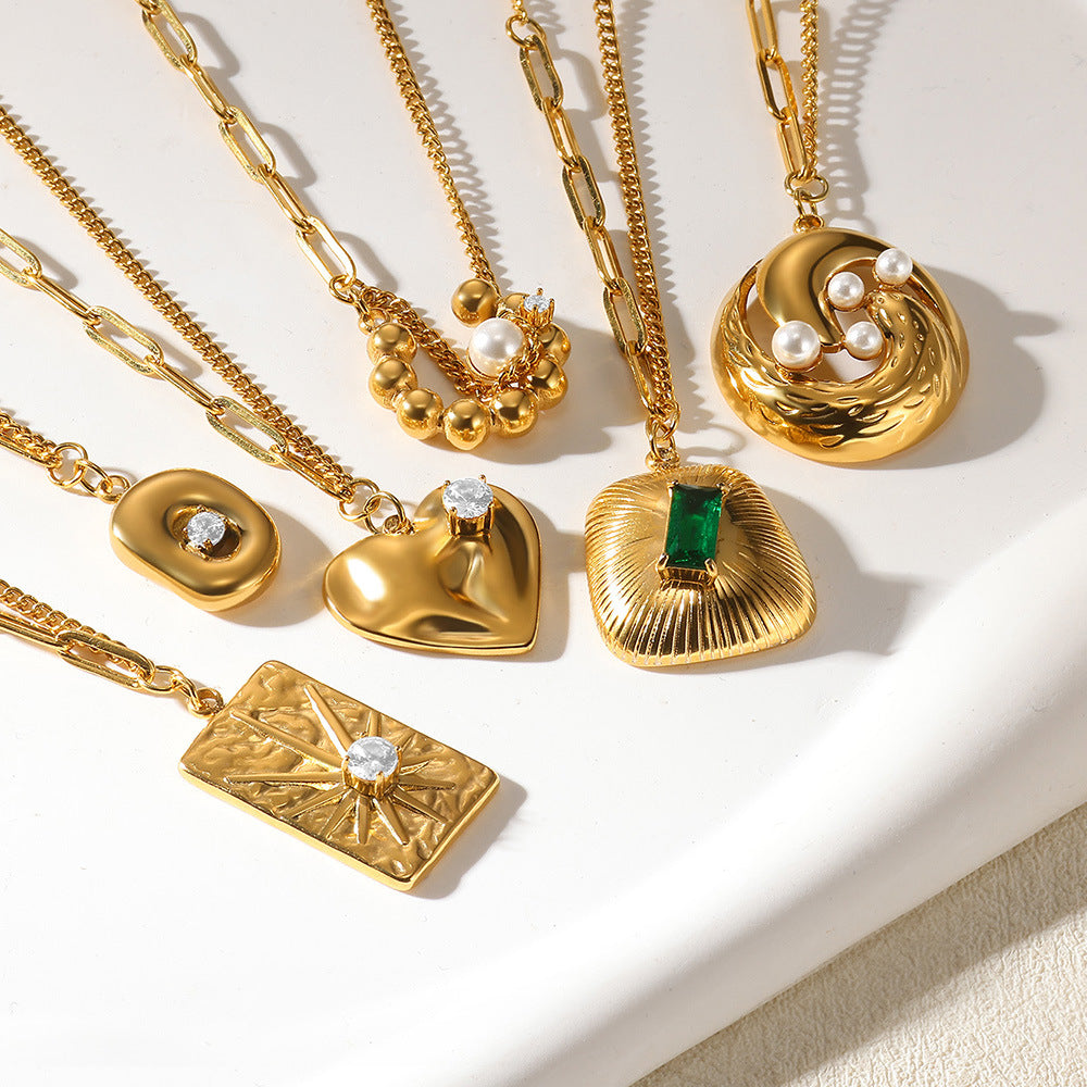 Wholesale Stainless steel vintage necklace