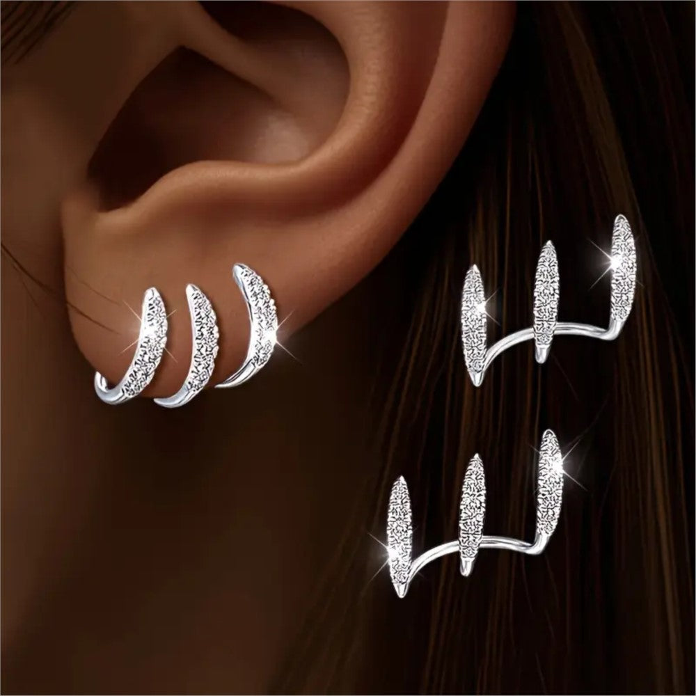 Wholesale Geometric Alloy Electroplated Earrings for Women Fashion Accessory,  Boutique Resale