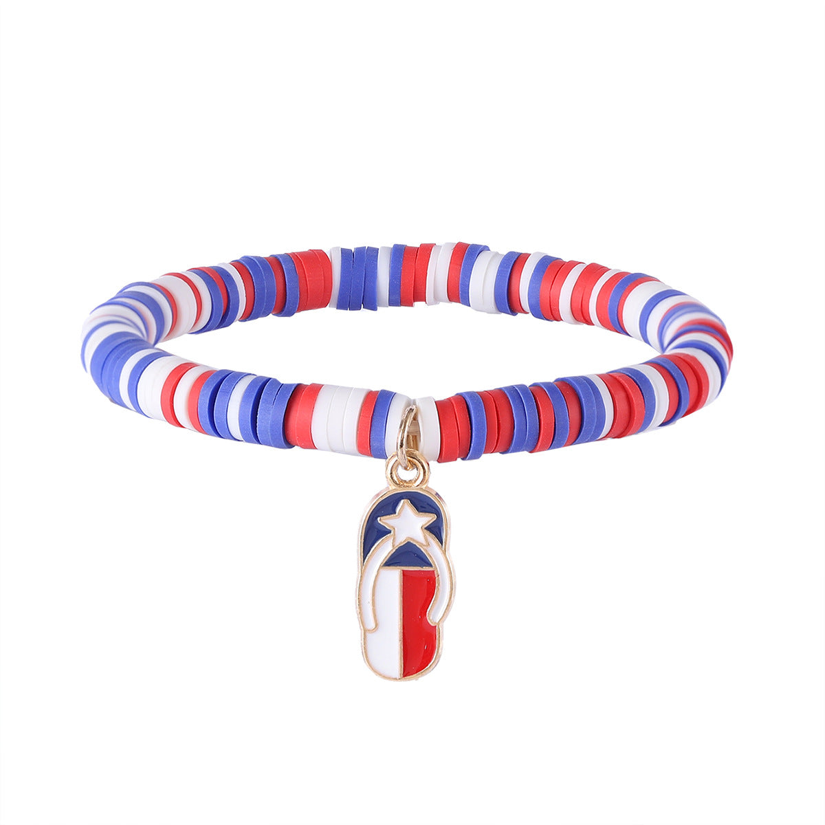 Wholesale Independence Day red, white and blue elemental hand ornament