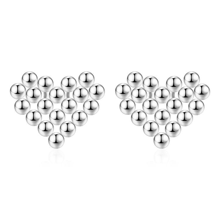 Wholesale Stainless Steel Ball Bead Earrings - Trendy Jewelry Accessory for Women
