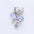 Wholesale 10pcs Italian Charm Bracelet 9mm DIY Splicing Star Butterfly Flower Stainless Steel Composable Bracelet