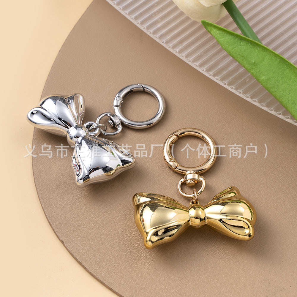 Wholesale Metal Bow Keychain Light Luxury  Decoration