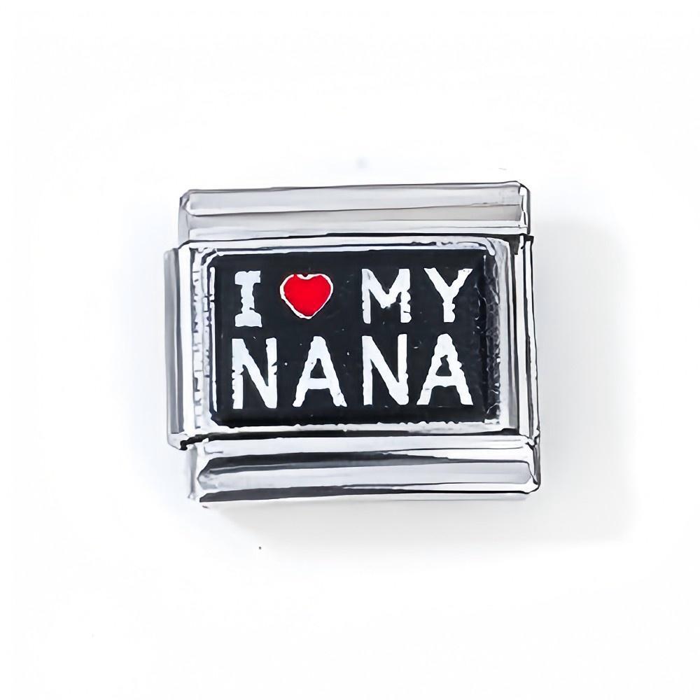 Wholesale 10pcs Italian Charm Bracelet 9mm DIY Splicing English Star Moon Stainless Steel Composable Bracelet