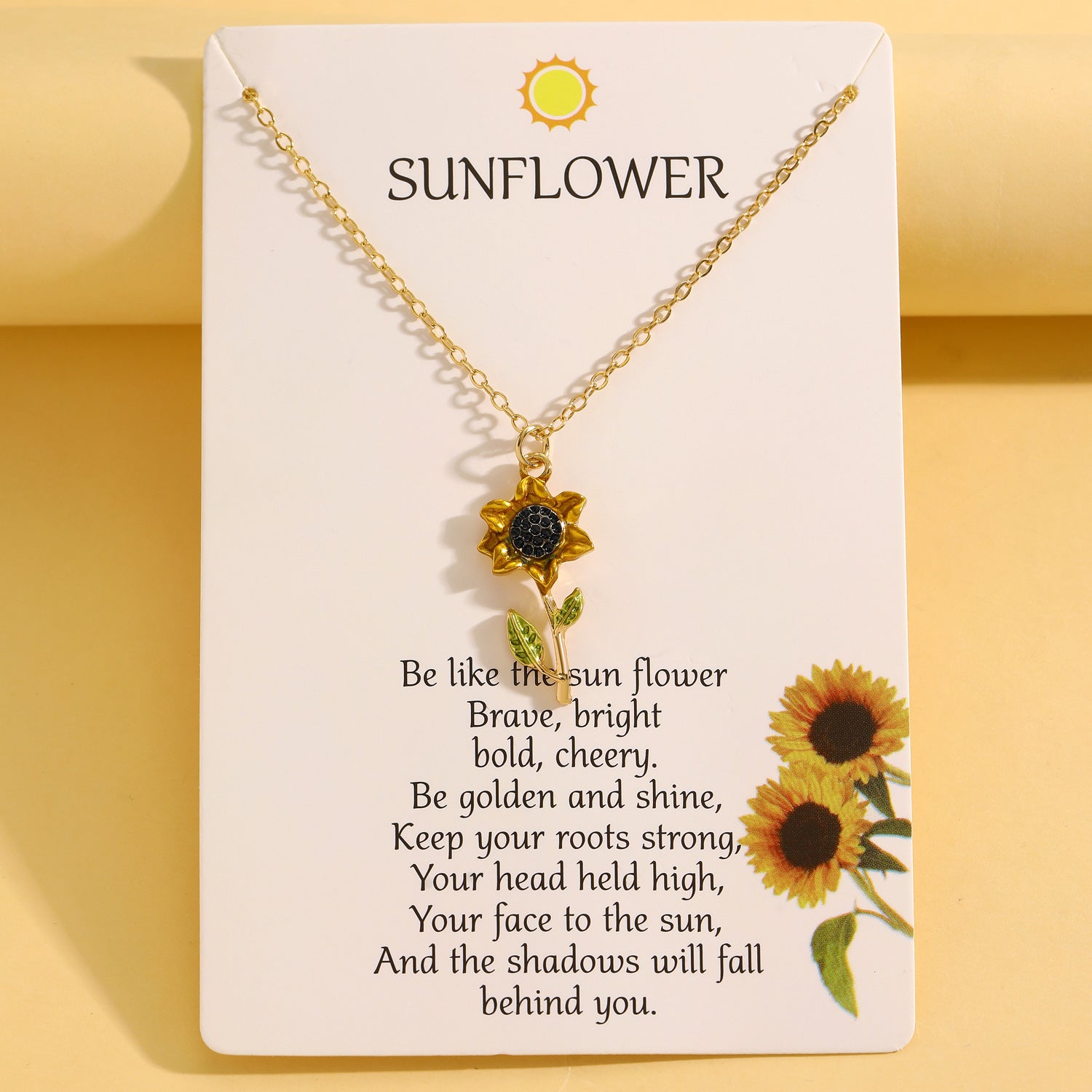 Wholesale Stylish Pearl Sunflower Pendant Necklace For Women Modern Layering Jewelry Accessory Gift Idea