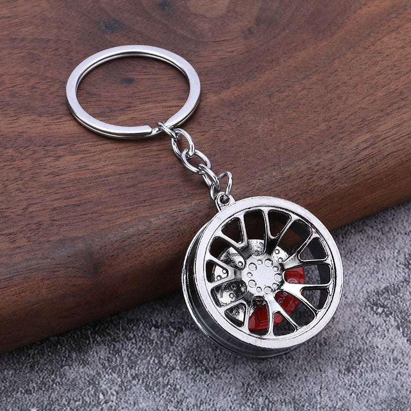 Wholesale  car brake disc wheel hub modification keychain