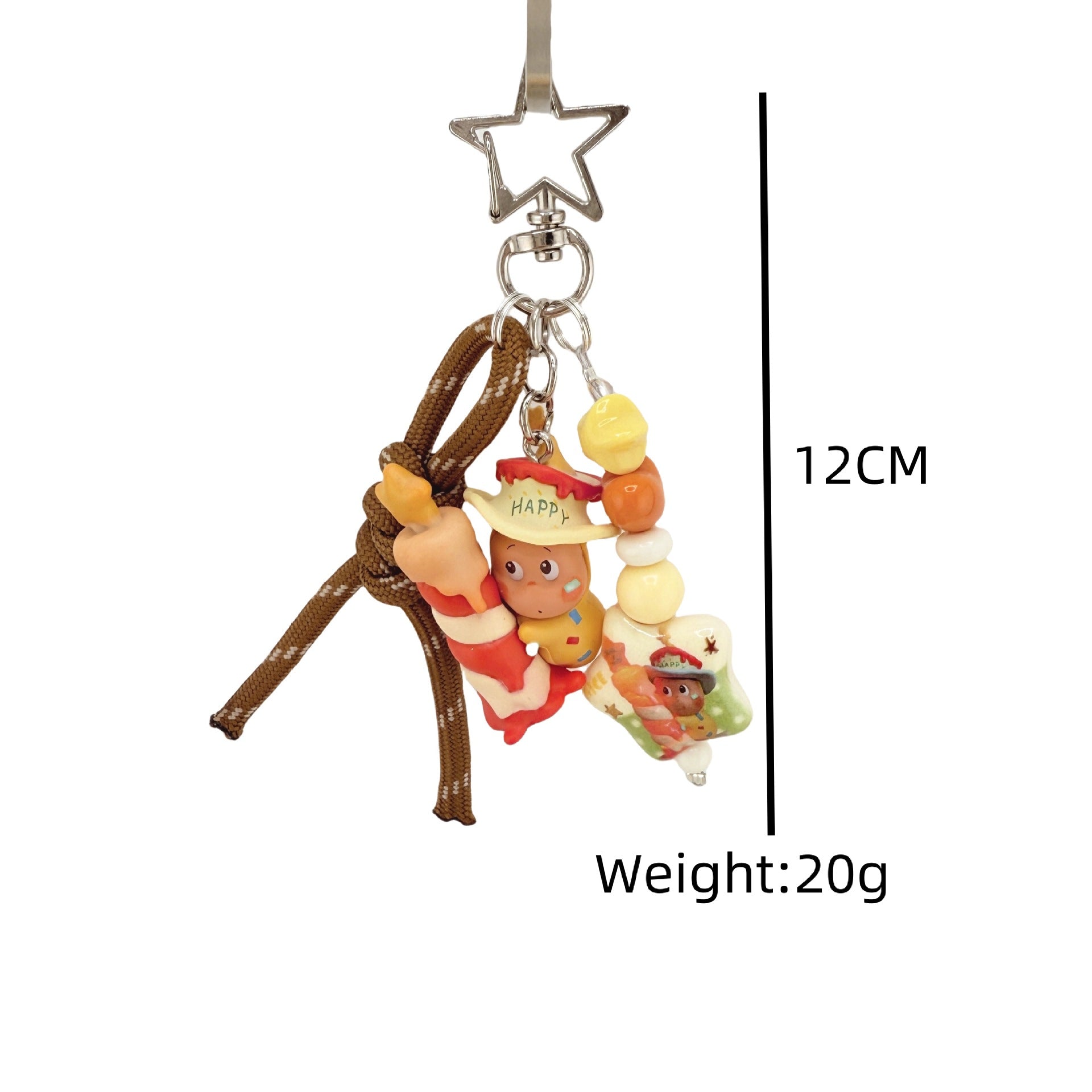 Wholesale  Star Man Cute  Pendant Keychain